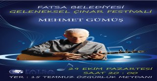 Geleneksel Çınar Festivali Konserleri 29 Ekimde