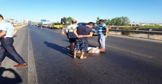 Çalıntı Motosikletle Kaza Yaptı, 40 Metre Sürüklendi