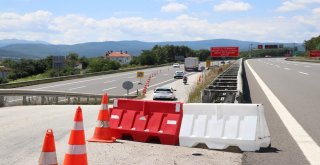 Bolu Tem Otoyolunda 28 Gün Sürecek Çalışma Başladı