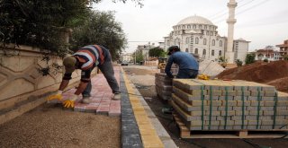 Teomanpaşada Kaldırım Ve Parke Taşı Çalışması