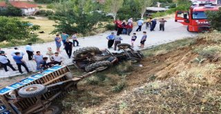 Kahramanmaraşta Trafik Kazası: 1 Yaralı