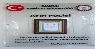 Samsunda 2 Bekçi Ayın Polisi Seçildi