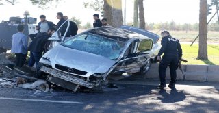 Hurdaya Dönen Araçtan Sağ Kurtuldular