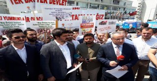 Ak Parti Ankara İl Gençlik Kolları, Yargıtay Cumhuriyet Başsavcılığı Önünde Toplandı