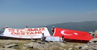 15 Temmuz Şehitlerini 1600 Metrede Andılar