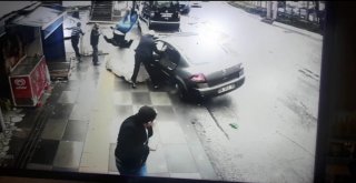 Ankarada Aynı Yerde Çifte Kaza Dehşeti Kamerada