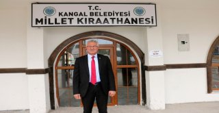 Kangalda Millet Kıraathanesinin Yapımı Tamamlandı