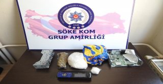 Araç Teybine Zulalanan Uyuşturucu Söke Polisinden Kaçmadı