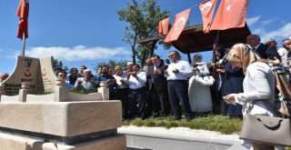 15 Temmuz Şehidi İbrahim Ateşin Kabri Ve Ailesi Ziyaret Edildi