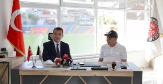 İMAMOĞLU'NDAN KARAGÜMRÜKSPOR'A TEBRİK ZİYARETİ