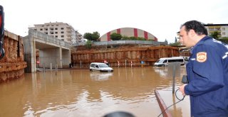 Alt Geçit Çalışmalarının Durdurulduğu Bölgeyi Yağmur Vurdu