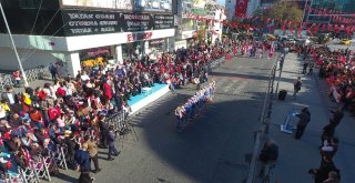 Gaziosmanpaşada 29 Ekim Coşkusu Havadan Görüntülendi