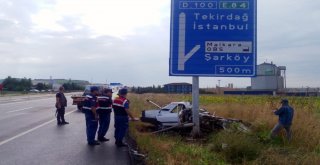 İkiye Bölünen Otomobilden Sağ Çıktı