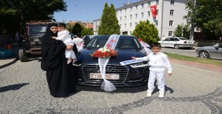 Başkan Altayın Makam Aracı Şehit Çocuklarının Sünnet Arabası Oldu