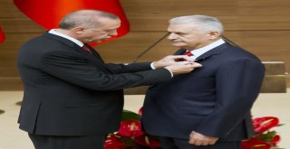 Tbmm Başkanı Yıldırıma Devlet Şeref Madalyası Tevcih Edildi