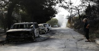 Yunanistan Yangını Fotoğrafları