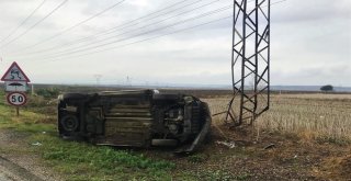 Yağıştan Sonra Kayganlaşan Yolda 3. Kaza