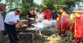 Başkan Demirtaş Sporculara Mangal Partisi Düzenledi