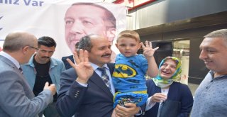 Ak Partiden Miting Gibi Bayramlaşma