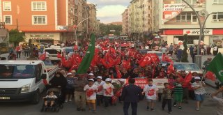 Sungurluda Milli Birlik Yürüyüşü Düzenlendi