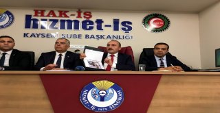 Öz Sağlık İş Sendikası Genel Başkanı Devlet Sert,  “Taşeron İşçilerinin Kadroya Alınması Çalışma Hayatında Büyük Bir Reform Olarak Görülmektedir”