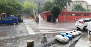 Zonguldakta Sağanak Yağış Etkili Oldu