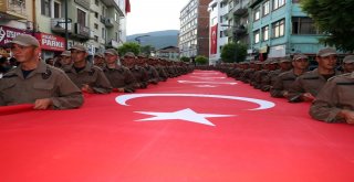 Karabükte 15 Temmuz Demokrasi Ve Milli Birlik Günü Yürüyüşü