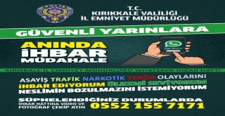 Kırıkkale Emniyet Müdürlüğünden Whatsapp İhbar Hattı