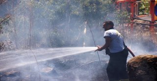 Tatil Cennetinde Korkutan Yangın