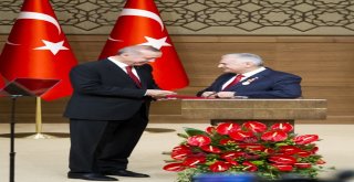 Tbmm Başkanı Yıldırıma Devlet Şeref Madalyası Tevcih Edildi