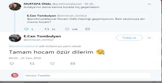 Odtülü Öğrencinin İsteğine Rektörden İlginç Cevap