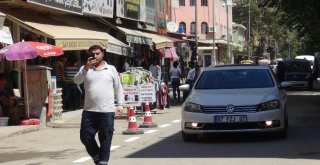 İslahiye De Asvaltlan Yollarda  Yol Çizgi Çalışması Yapıldı