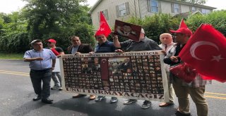 Fetö Elebaşı 15 Temmuzda Malikânesinin Önünde Protesto Edildi