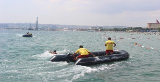 Büyükçekmece Sahilinde Gerçeği Aratmayan Boğulma Tatbikatı