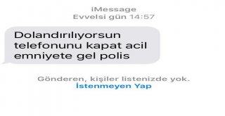 Polis Sms Attı, Yaşlı Adam 190 Bin Lirasını Kaptırmaktan Kurtuldu