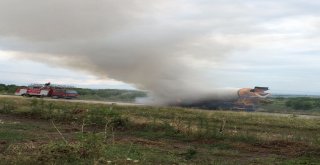 Beton Mikseri Alev Topuna Döndü