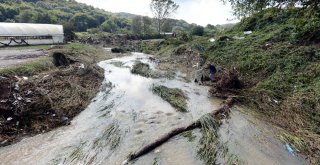 Beykozda Sel Sonrası Son Durum Havadan Görüntülendi