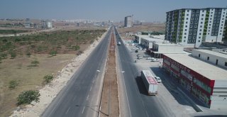 Şanlıurfada Yol Yapım Çalışmaları Sürüyor