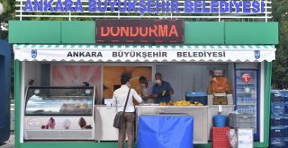 BÜYÜKŞEHİR'DEN BAŞKENTLİLERE EN TATLI SÜRPRİZ: DONDURMA