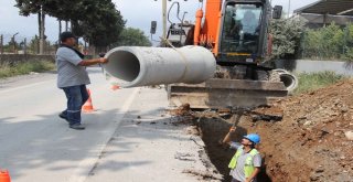 Dörtyolda Yağmur Suyu Drenaj Hat Çalışması Yapıldı