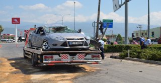 Osmaniyede Trafik Kazası; 2 Yaralı