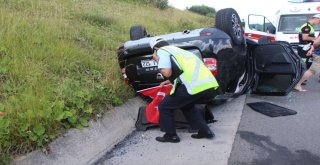 Takla Atan Otomobilde 2Si Çocuk 5 Kişi Yaralandı