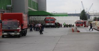 Strene Monomer Yüklü Tanker, Kimya Fabrikasının Bahçesine Devrildi: 1 Yaralı