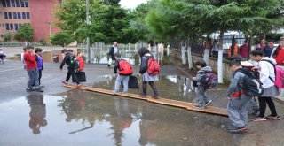 Orduda Etkili Olan Yağış Sonrası Su Baskınları