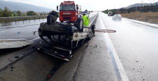 Tosyada Yaşlı Çiftin Otomobili Alev Alev Yandı