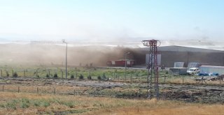 Kahramanmaraşta Fabrika Yangını Korkuttu