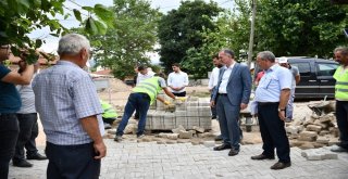 Kırsal Mahalleler Parke Taşıyla Donatılıyor