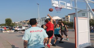 Yalovada Sokak Basketbolu Heyecanı