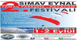 Simavda “Yamaç Paraşütü Festivali”