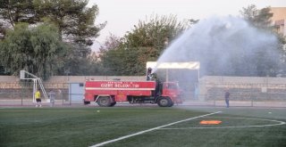 Cizresporda Tazyikli Su Altında Futbol Antrenmanı